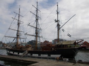 19th century wooden sailing vessel, the Jeannie Johnson